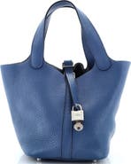 Pre-Owned Hermes Picotin Lock Bag Clemence PM