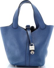 Pre-Owned Hermes Picotin Lock Bag Clemence PM