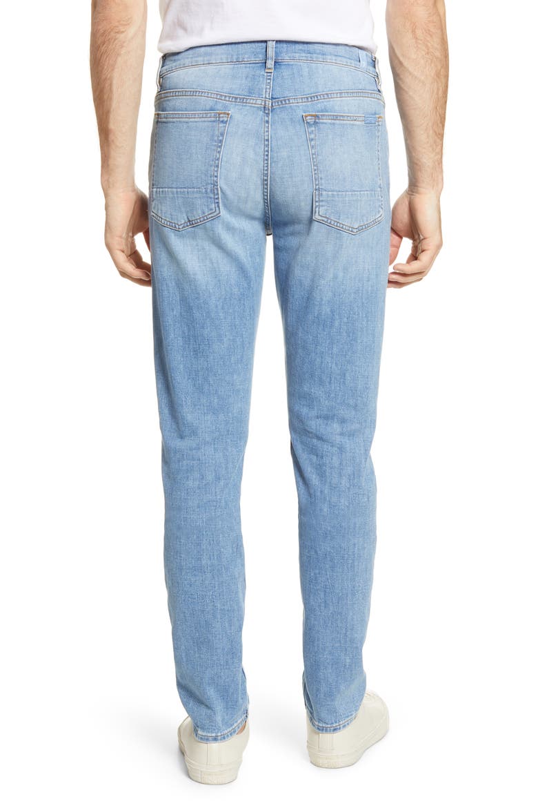 7 For All Mankind® Adrien Slim Tapered Leg Jeans, Alternate, color, MADISON