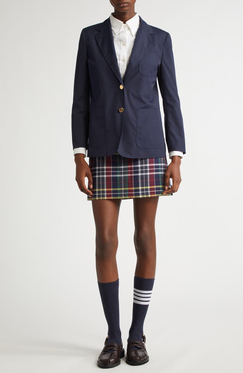 Thom Browne Fit 2 Semiconstructed Sack Jacket, Alternate, color,