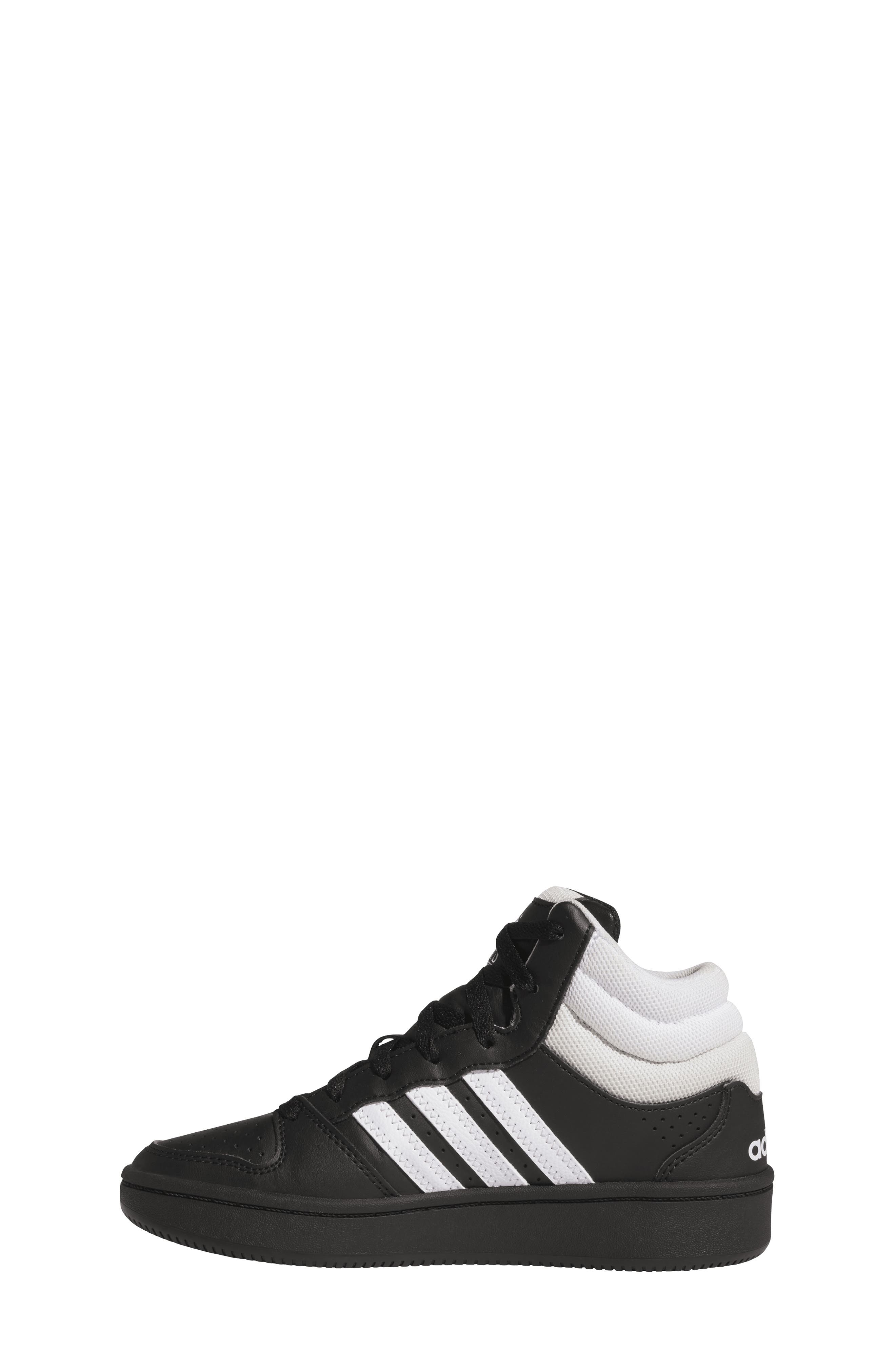 adidas Gender Inclusive Hoops 3.0 Mid Top Sneaker, Alternate, color, 