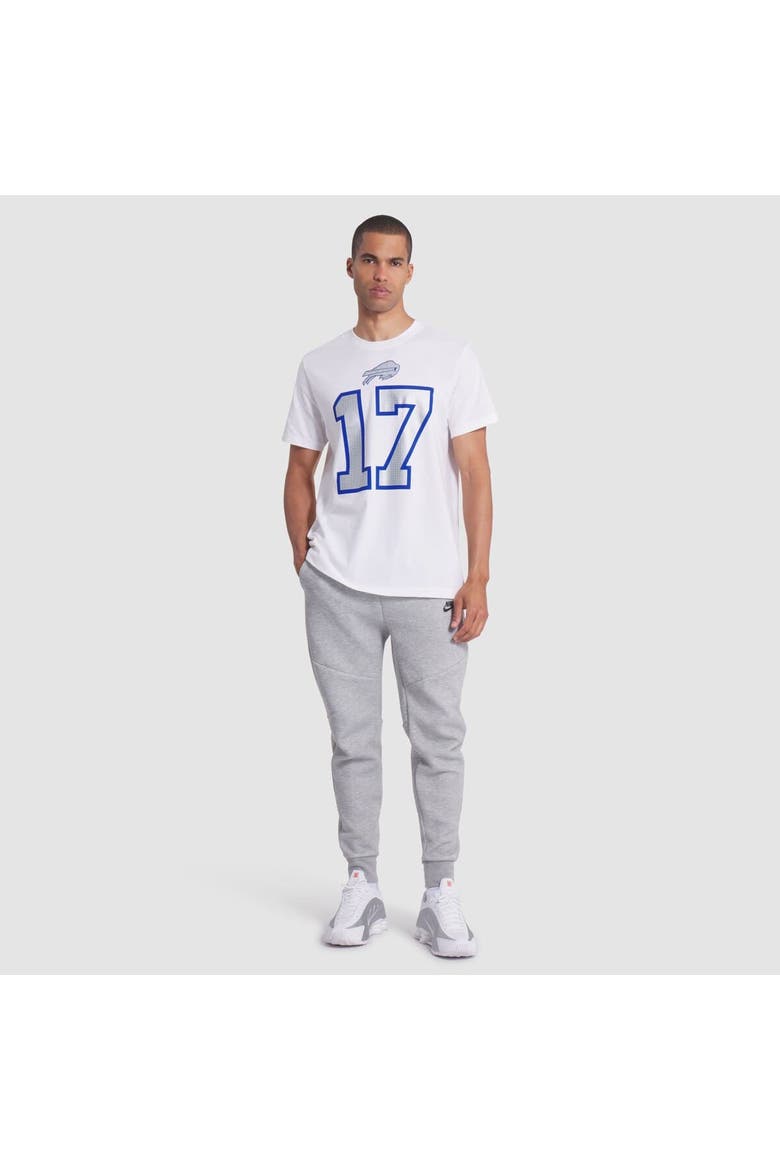 Men's Nike Josh Allen White Buffalo Bills 2025 Rivalries Collection Player Name & Number T-Shirt, Alternate, color, White