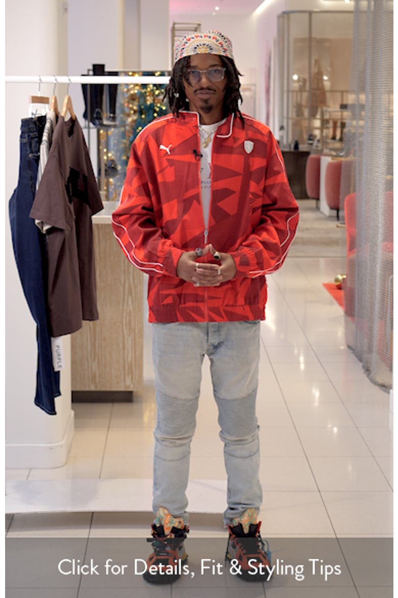 x Ferrari 20 Years of Red Cotton Twill Jacket (Men) | Nordstrom
