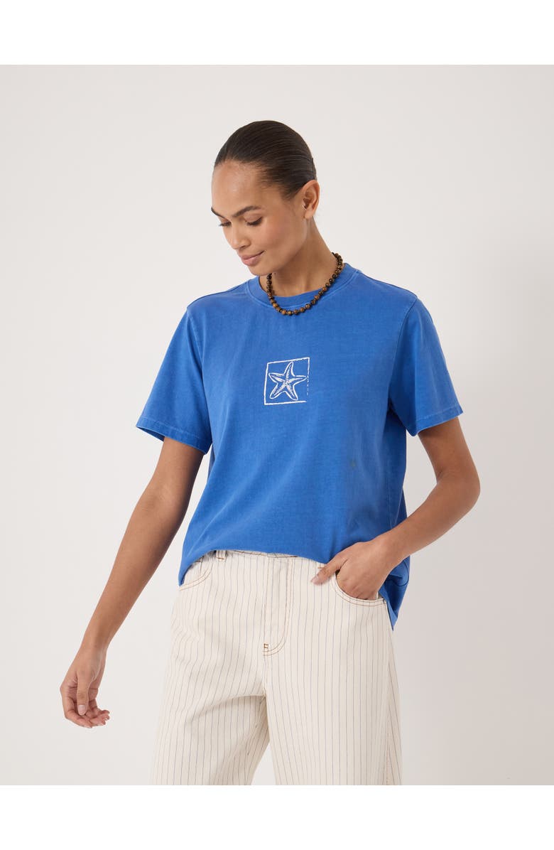 Hush Sealife Graphic Crew Neck T-Shirt, Main, color, Bright Blue