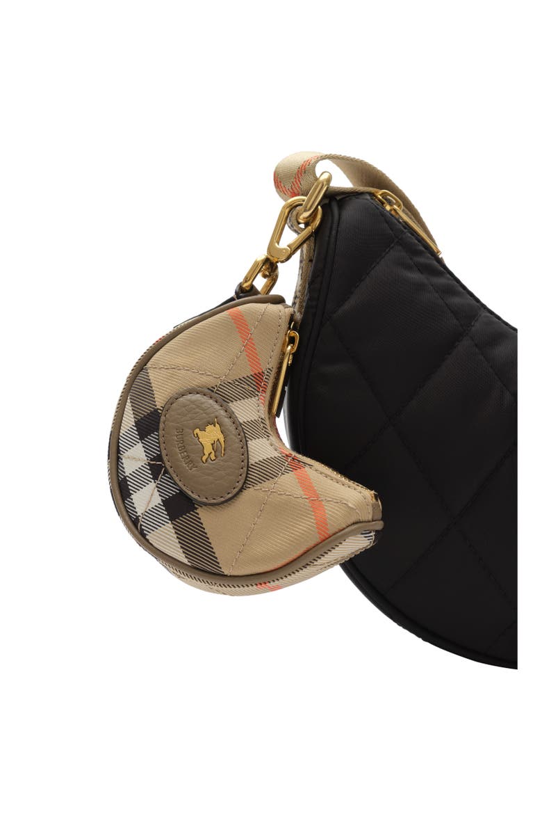 Horseshoe Crossbody Charm, Alternate, color, Sand beige