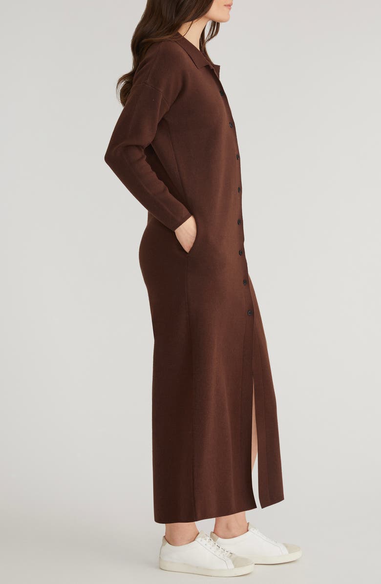 525 Christine Long Sleeve Button-Up Sweater Dress, Alternate, color, 