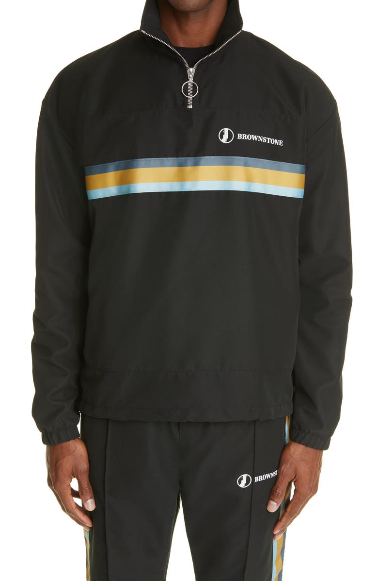Brownstone Pullover Track Jacket, Alternate, color, 