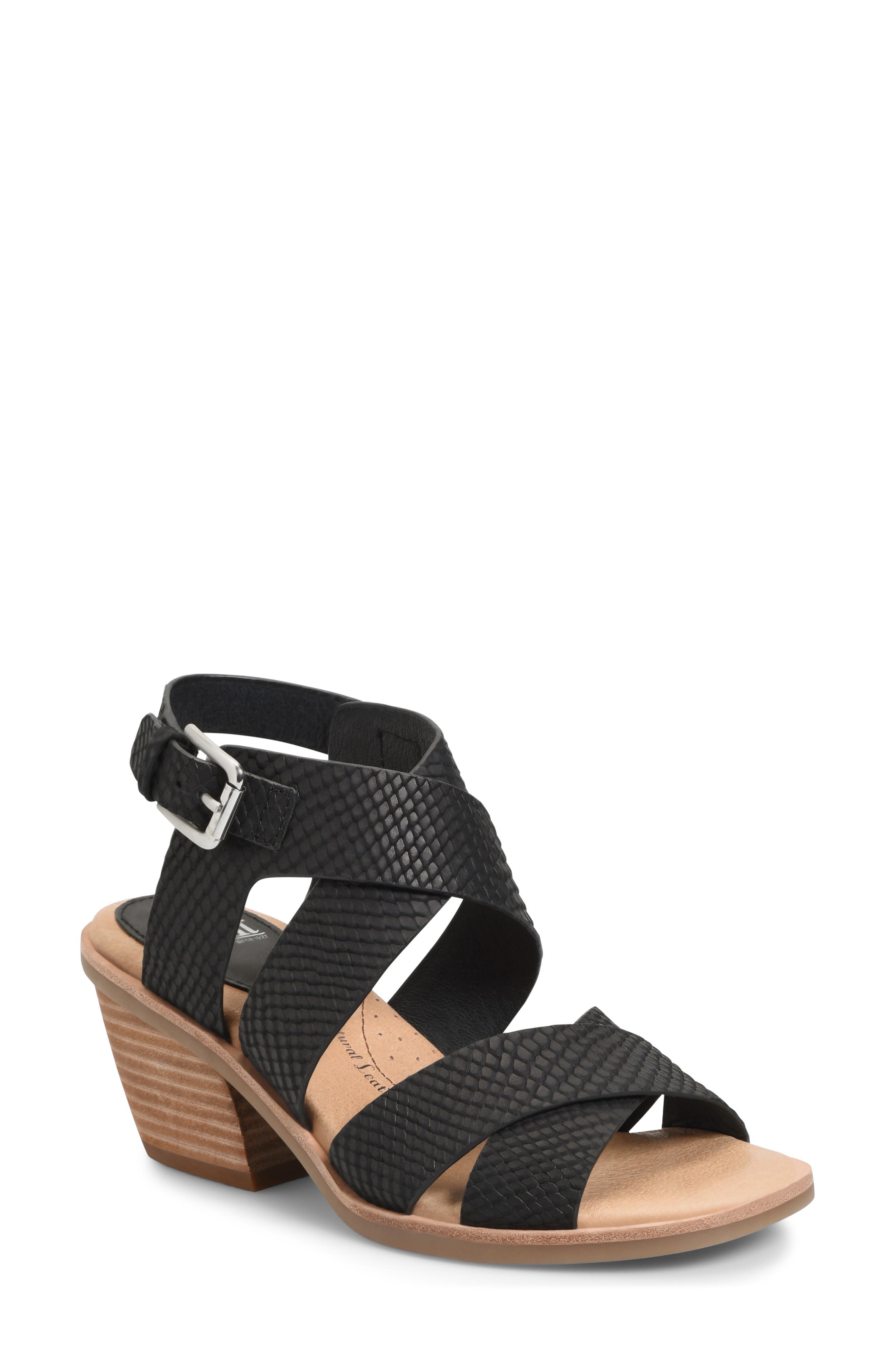 Söfft Pesha Ankle Strap Sandal, Main, color, 