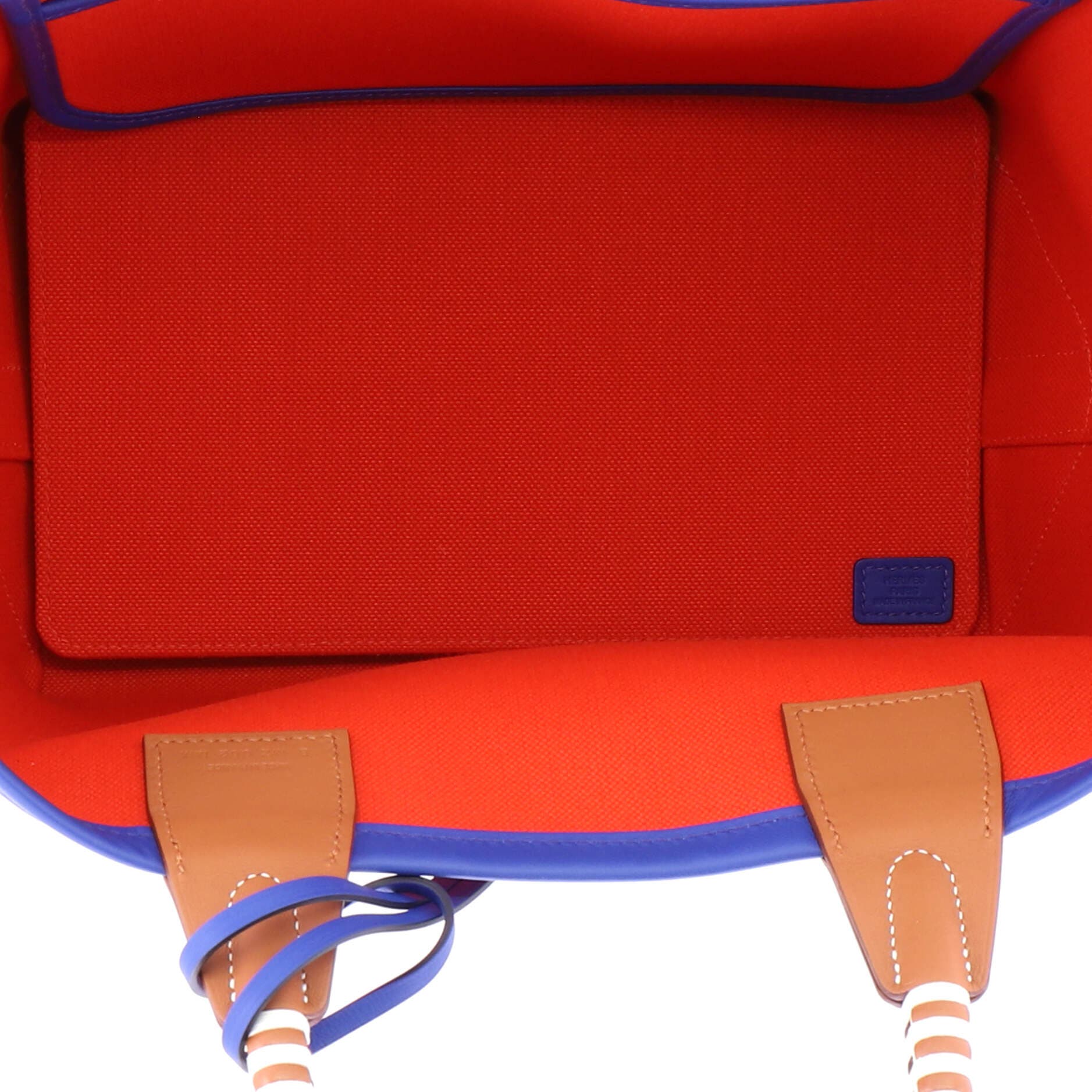 Sac Steeple Tote Toile with Leather 25, Alternate, color, Orange