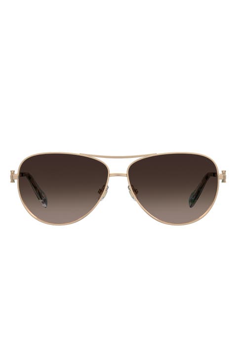 melly 60mm gradient pilot sunglasses