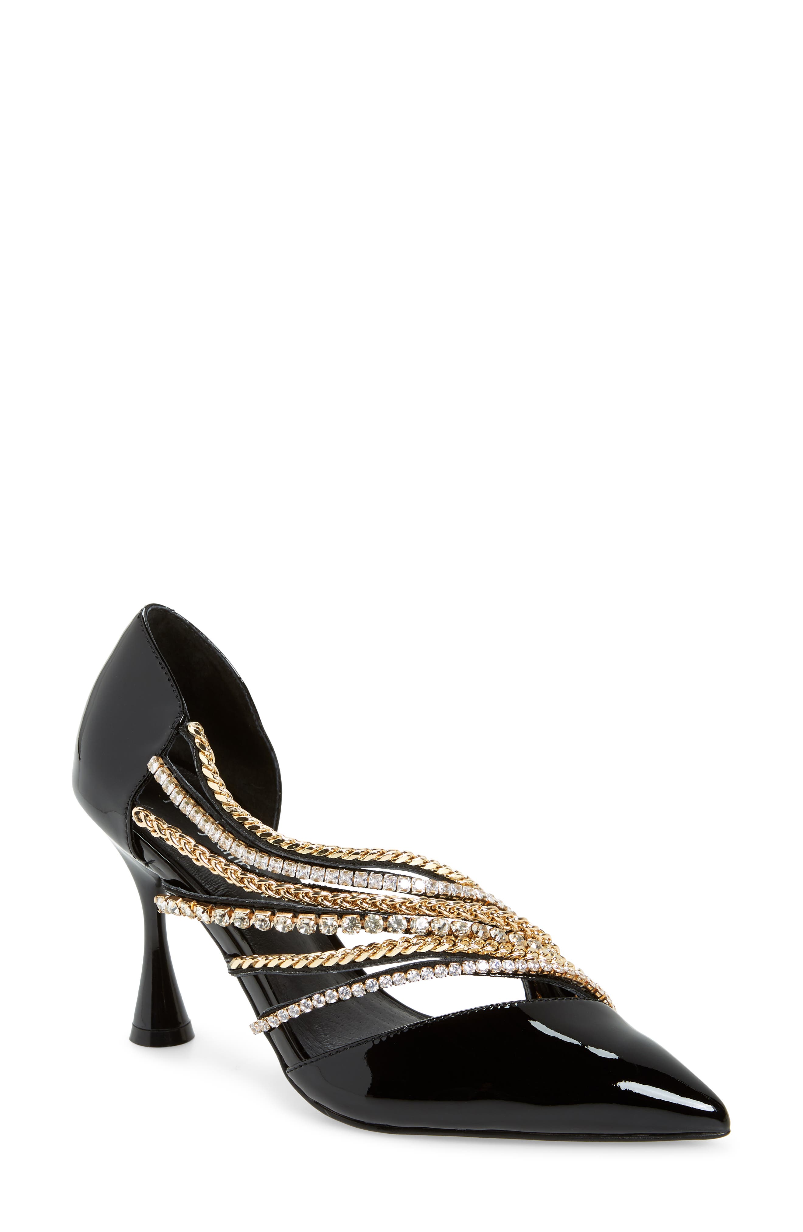 Jeffrey Campbell Orderly Embellished d'Orsay Pump, Main, color, 