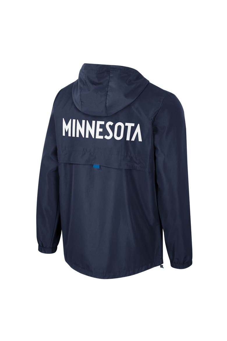 Unisex Stadium Essentials Navy Minnesota Timberwolves Compete Quarter-Zip Hoodie Jacket, Alternate, color, Navy