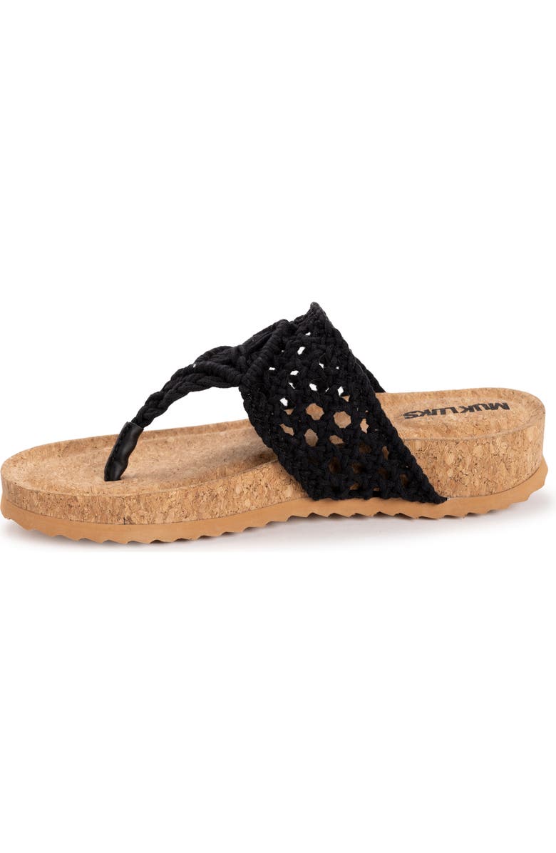 MUK LUKS Pippen Platform Slide Sandal, Alternate, color,