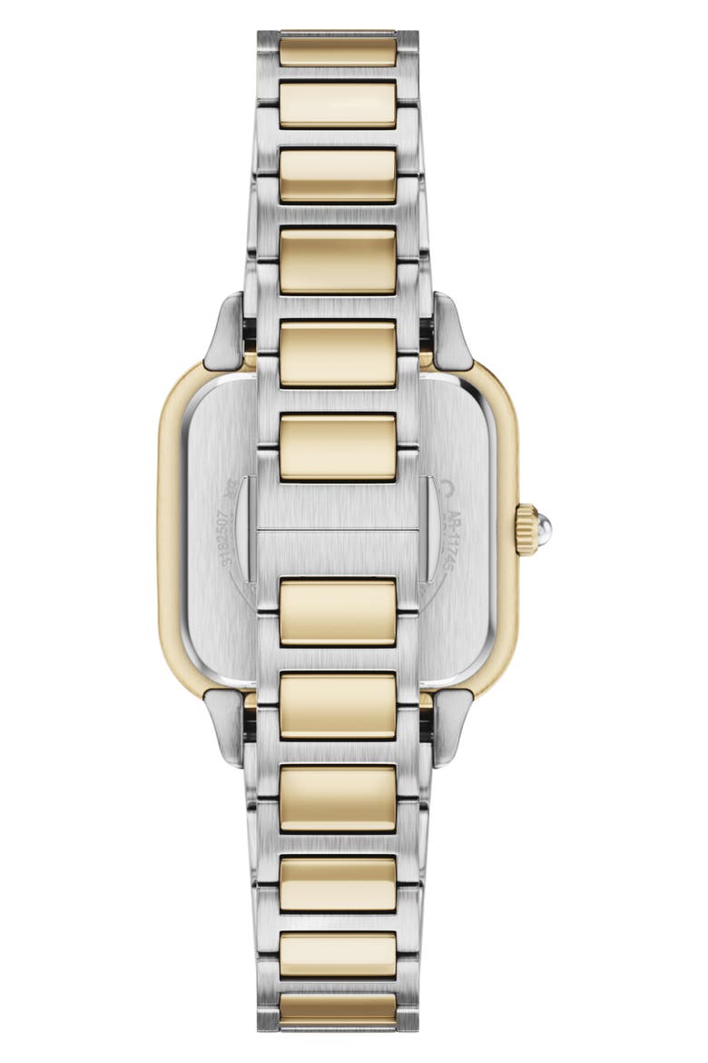 Mother-of-Pearl Bracelet Watch, 26mm x 26.5mm, Alternate, color, SILVER