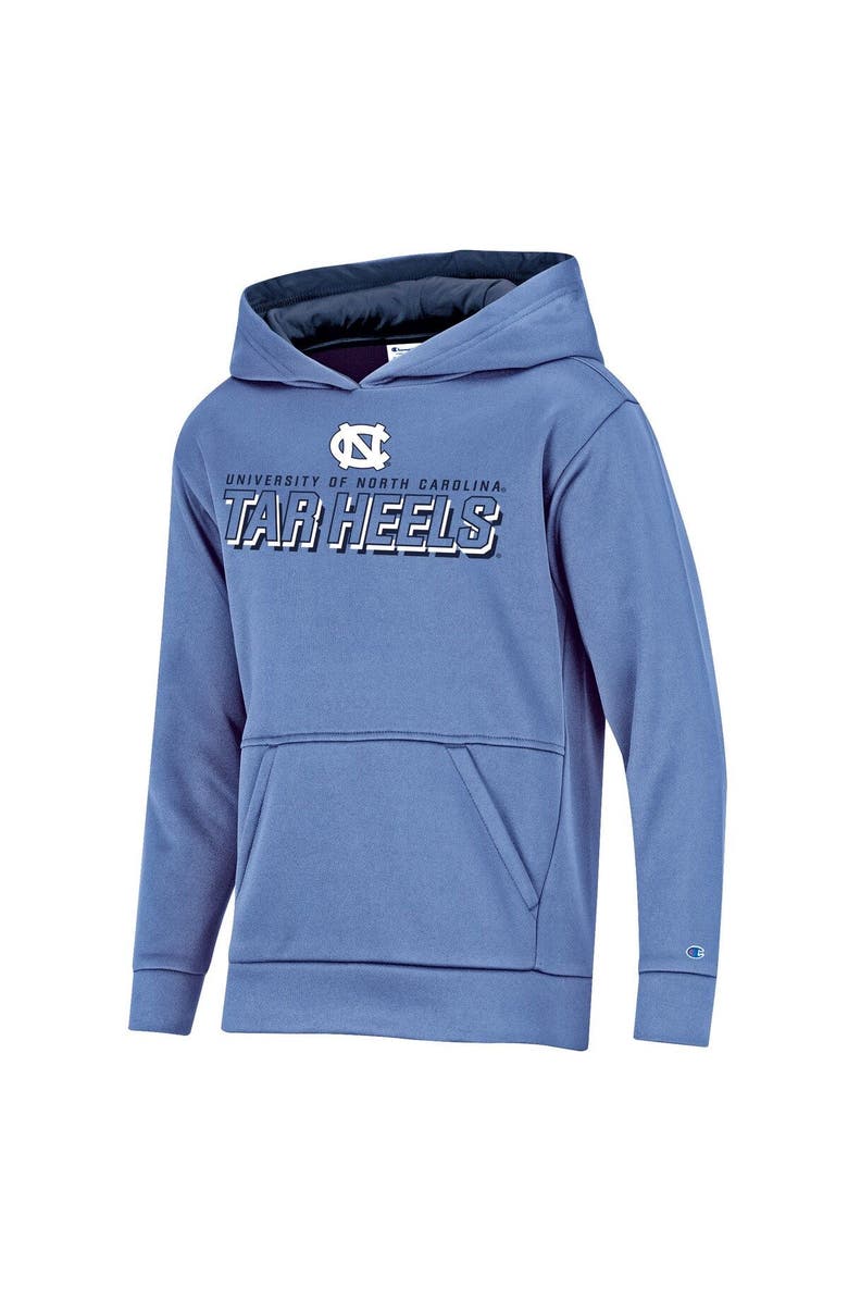 Champion Youth Champion Carolina Blue North Carolina Tar Heels Field Day Fast Logo Pullover Hoodie, Alternate, color, 