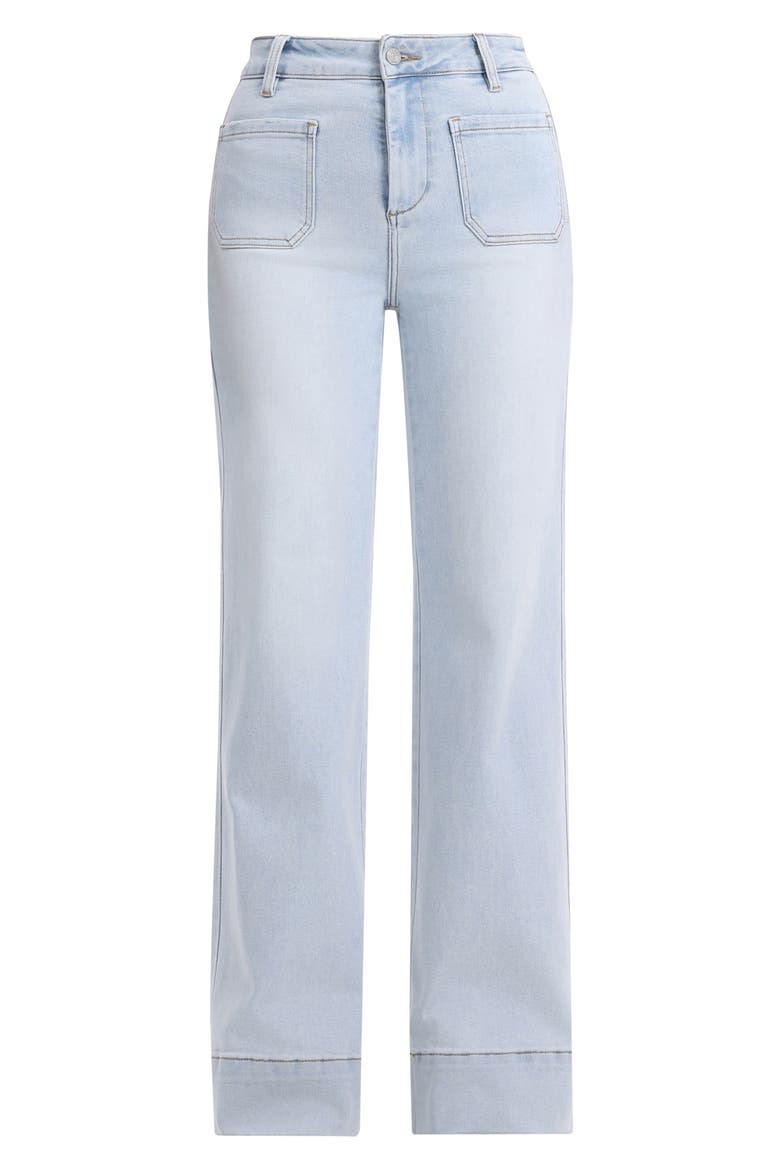 High Waist Wide Leg Jeans, Alternate, color, SAPPHIRE HUE