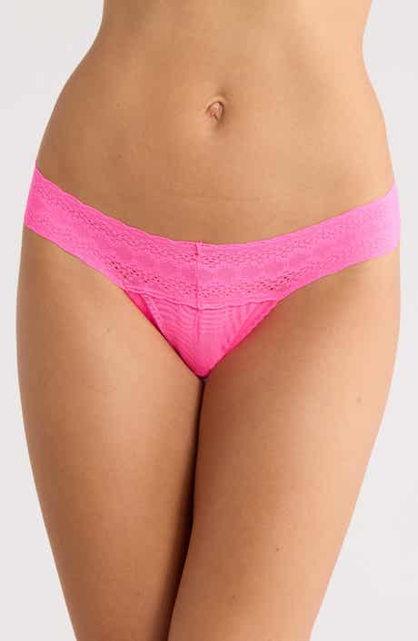 MeUndies Allover Lace V-Front Thong
