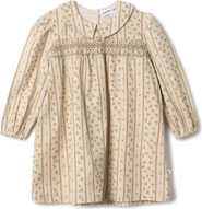 Charlotte & George Corduroy Stripe Dress with Embroidered Front