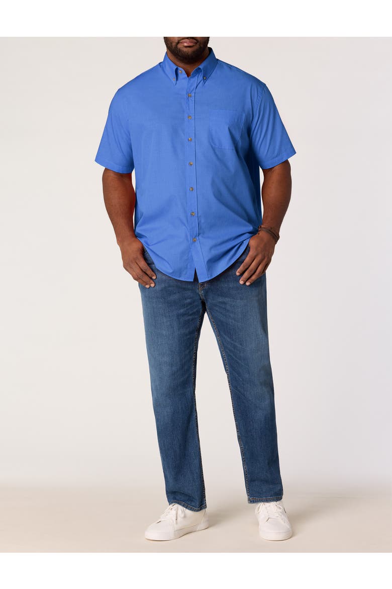 Easy-Care Solid Sport Shirt, Alternate, color, MARINA