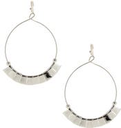 OLIVIA WELLES Kavi Drop Hoop Earrings