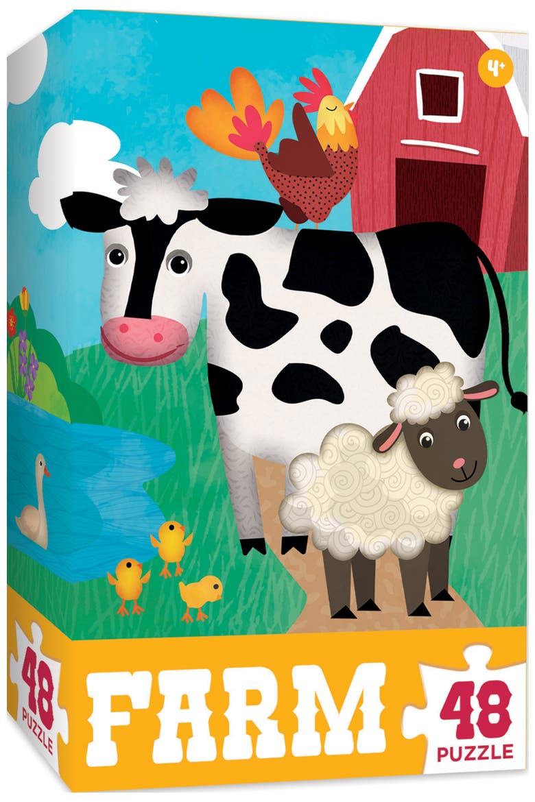 Farm 48 Piece Value Puzzle, Main, color, Multicolor