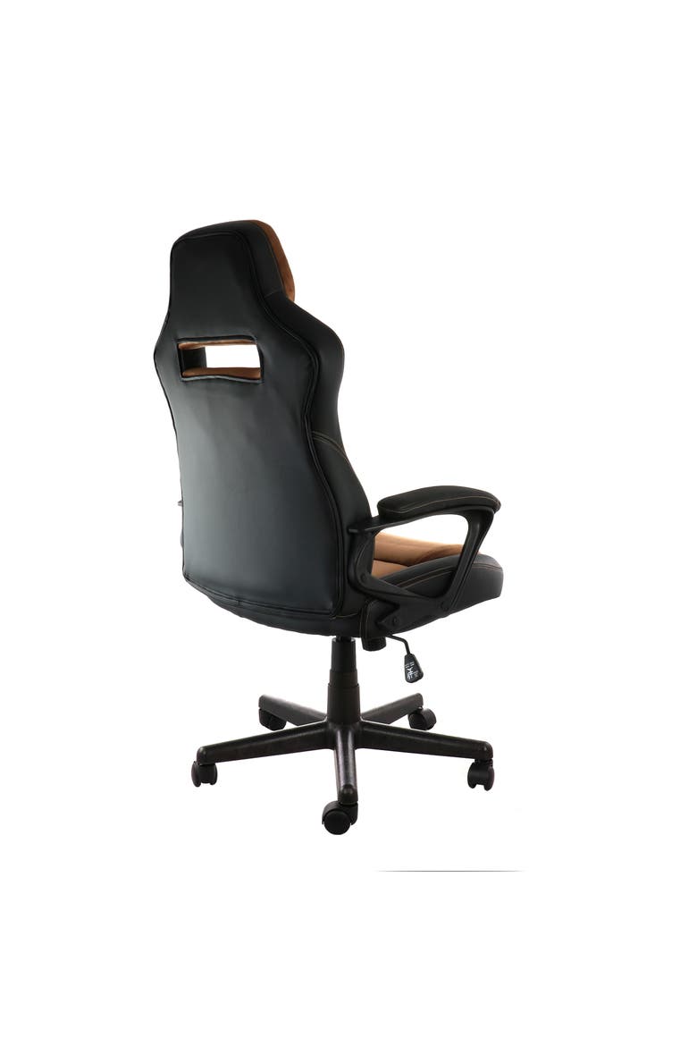 High Back Adjustable Office Chair, Alternate, color, Brown