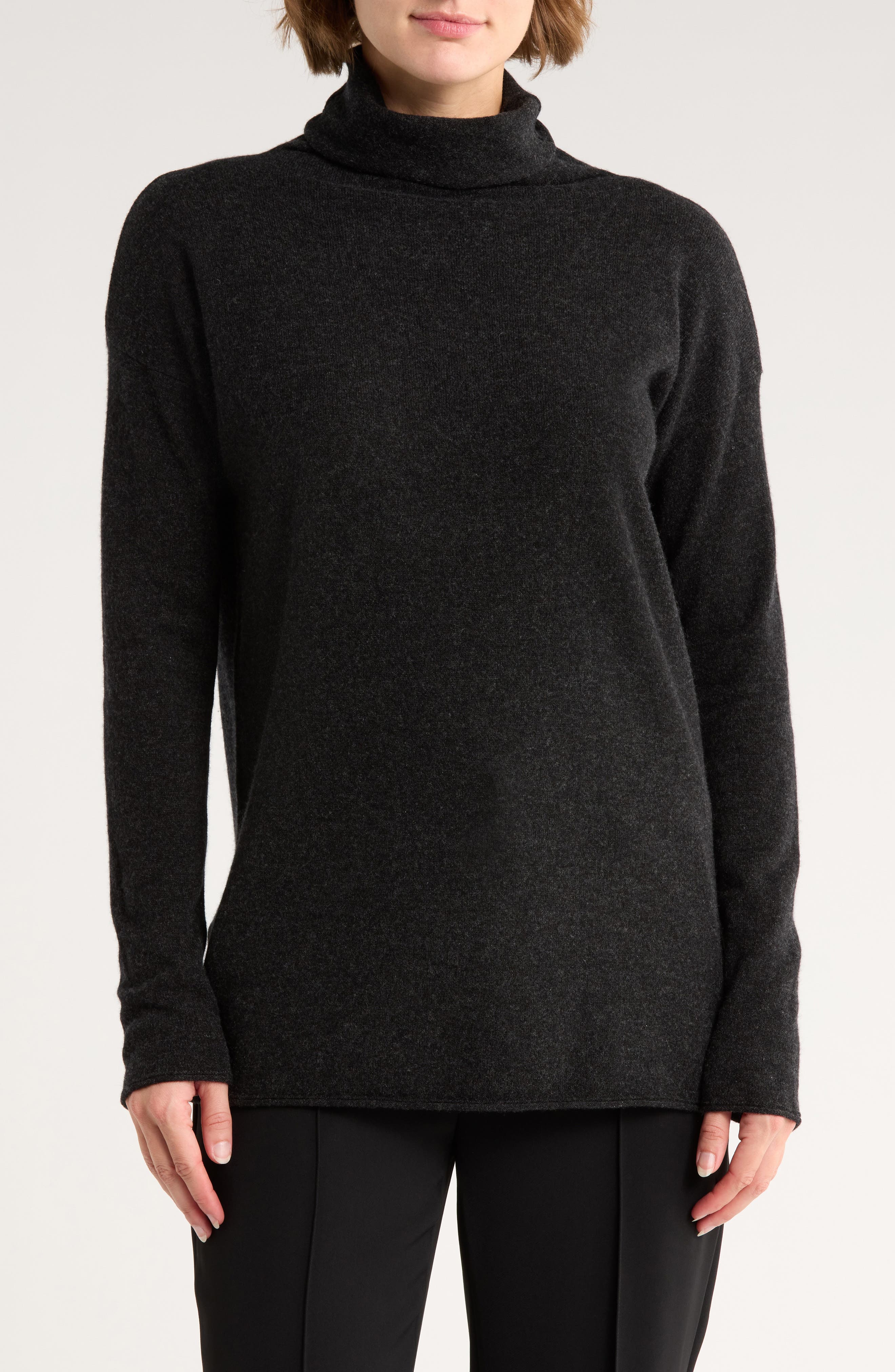 Vince Wool & Cashmere Turtleneck Sweater