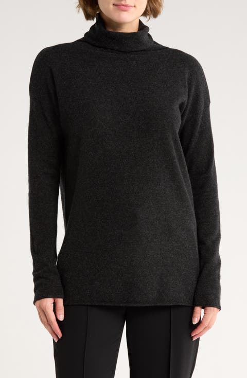 Wool & Cashmere Turtleneck Sweater
