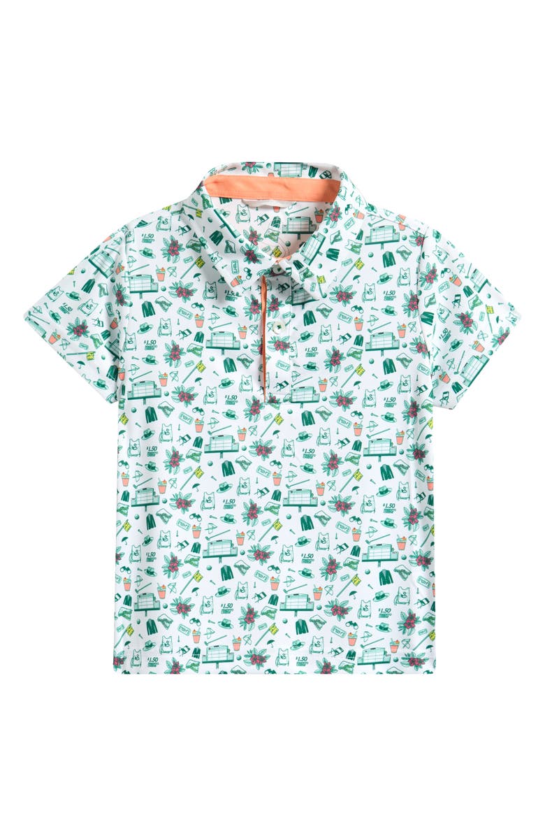 Swannies Kids' Lane Polo, Main, color, White