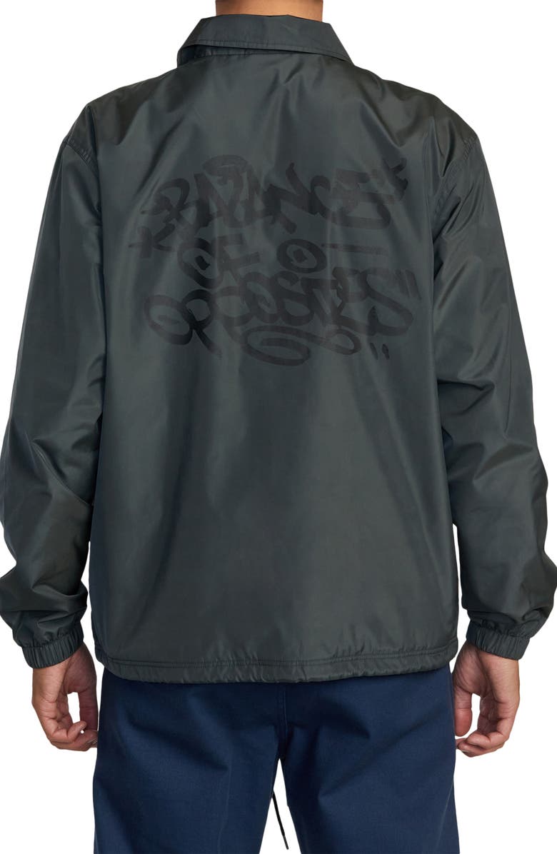 RVCA Satin Coach's Jacket, Alternate, color, 