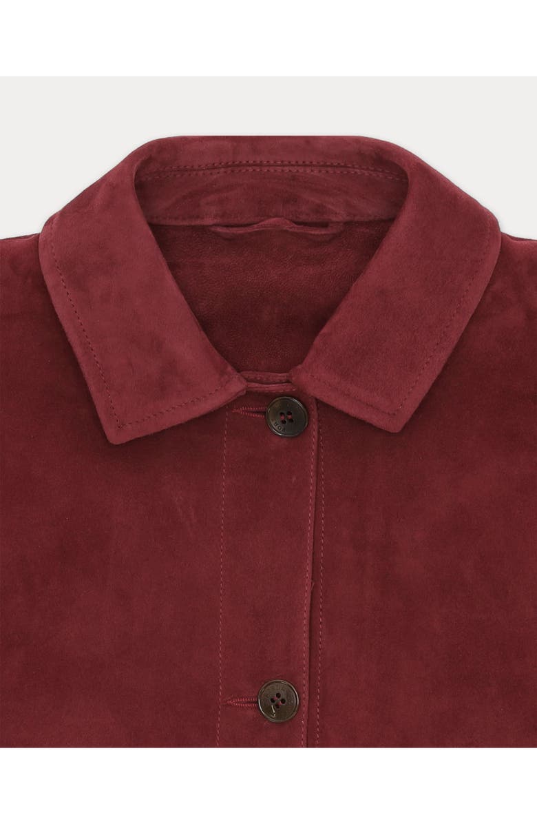 Fortela Maelle Suede Short Leather Jacket, Alternate, color, 