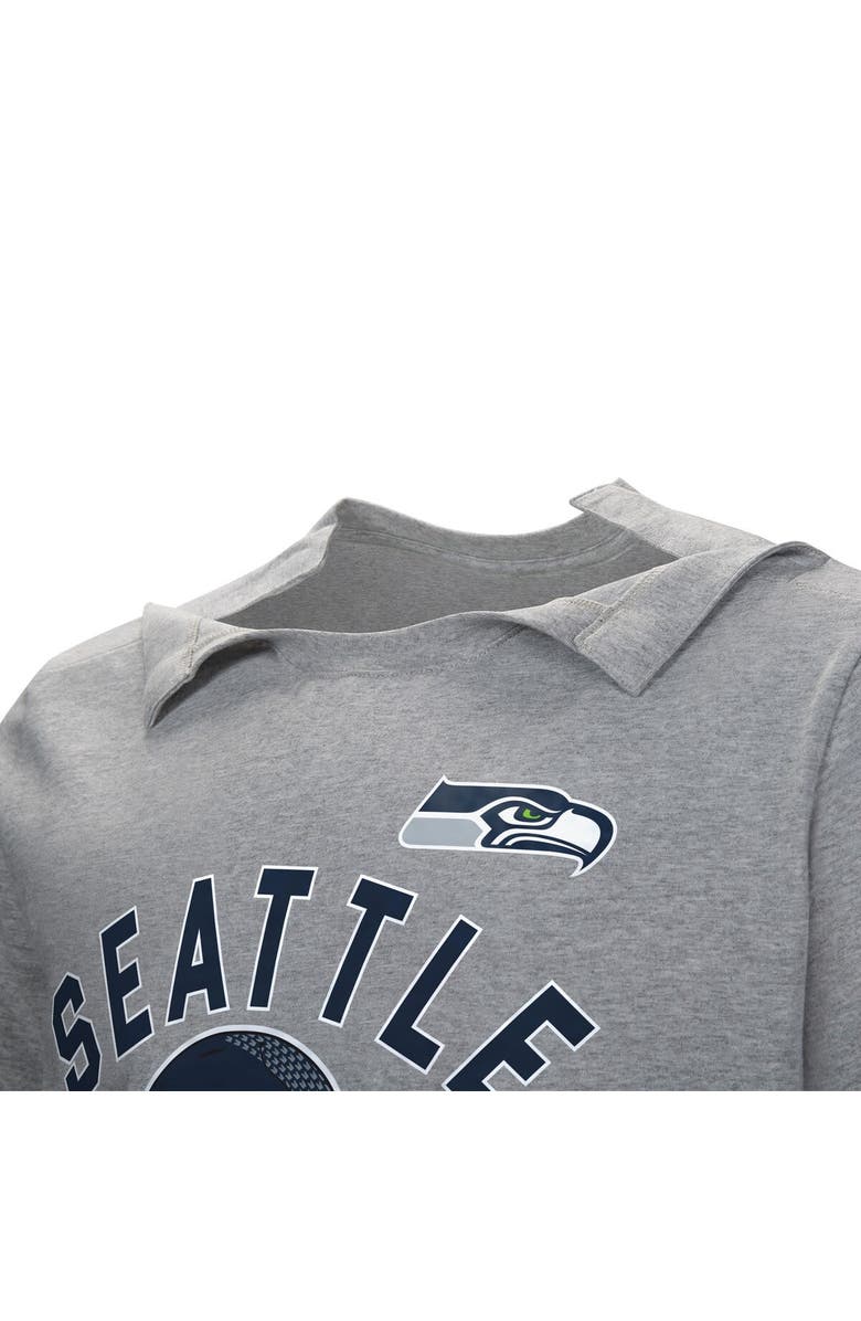 NFL Men's Gray Seattle Seahawks Tackle Adaptive T-Shirt, Alternate, color, Gray