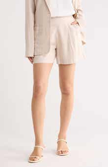 Linen Blend Shorts