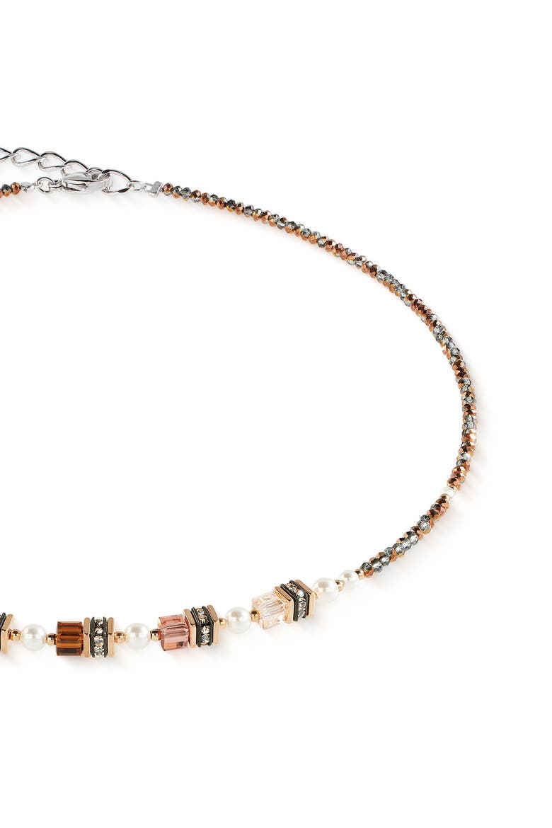 Sparkling Princess Necklace, Alternate, color, Mocha Mousse