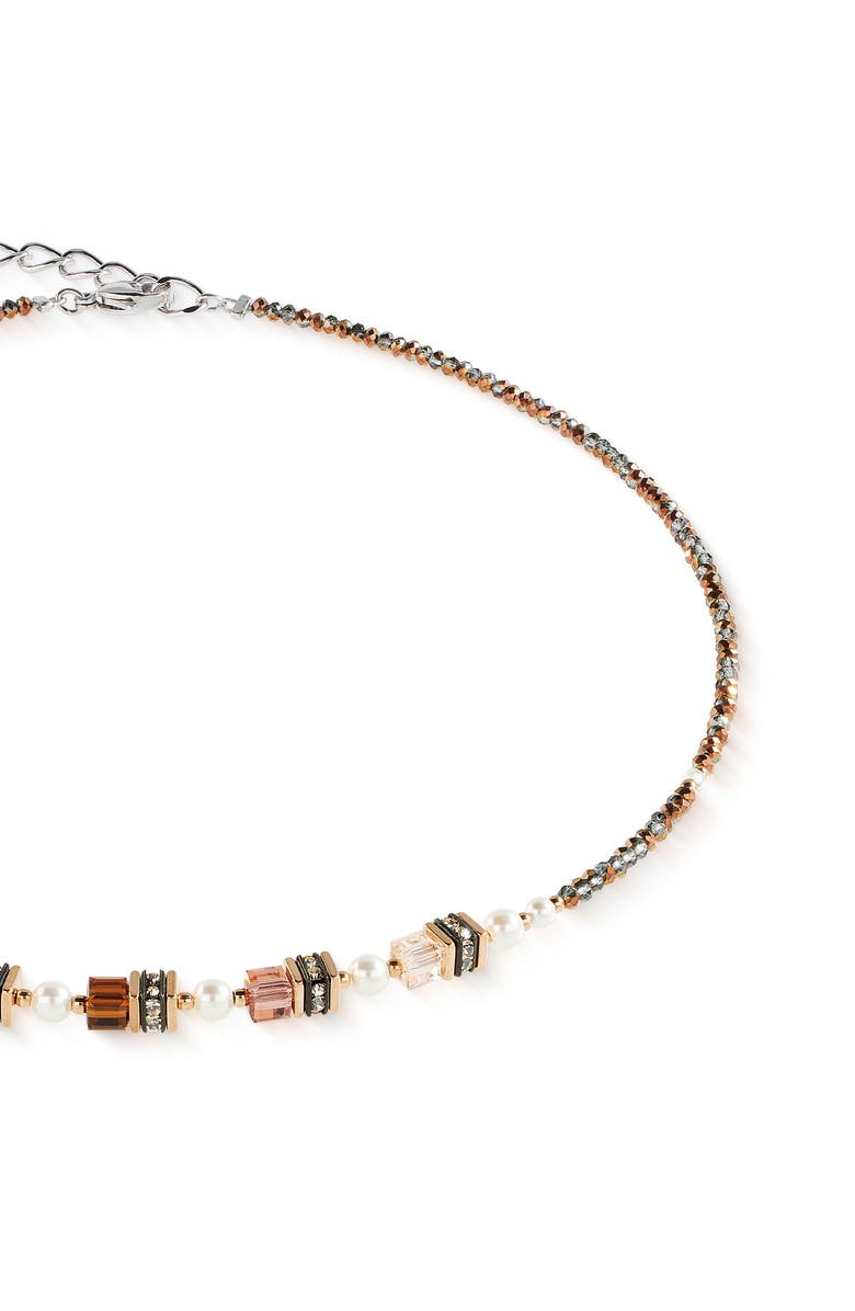 COEUR DE LION Sparkling Princess Necklace, Alternate, color, Mocha Mousse