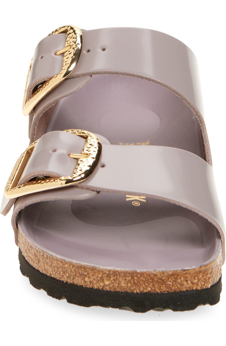 Birkenstock Arizona Hammered Big Buckle Sandal, Alternate, color, Faded Purple