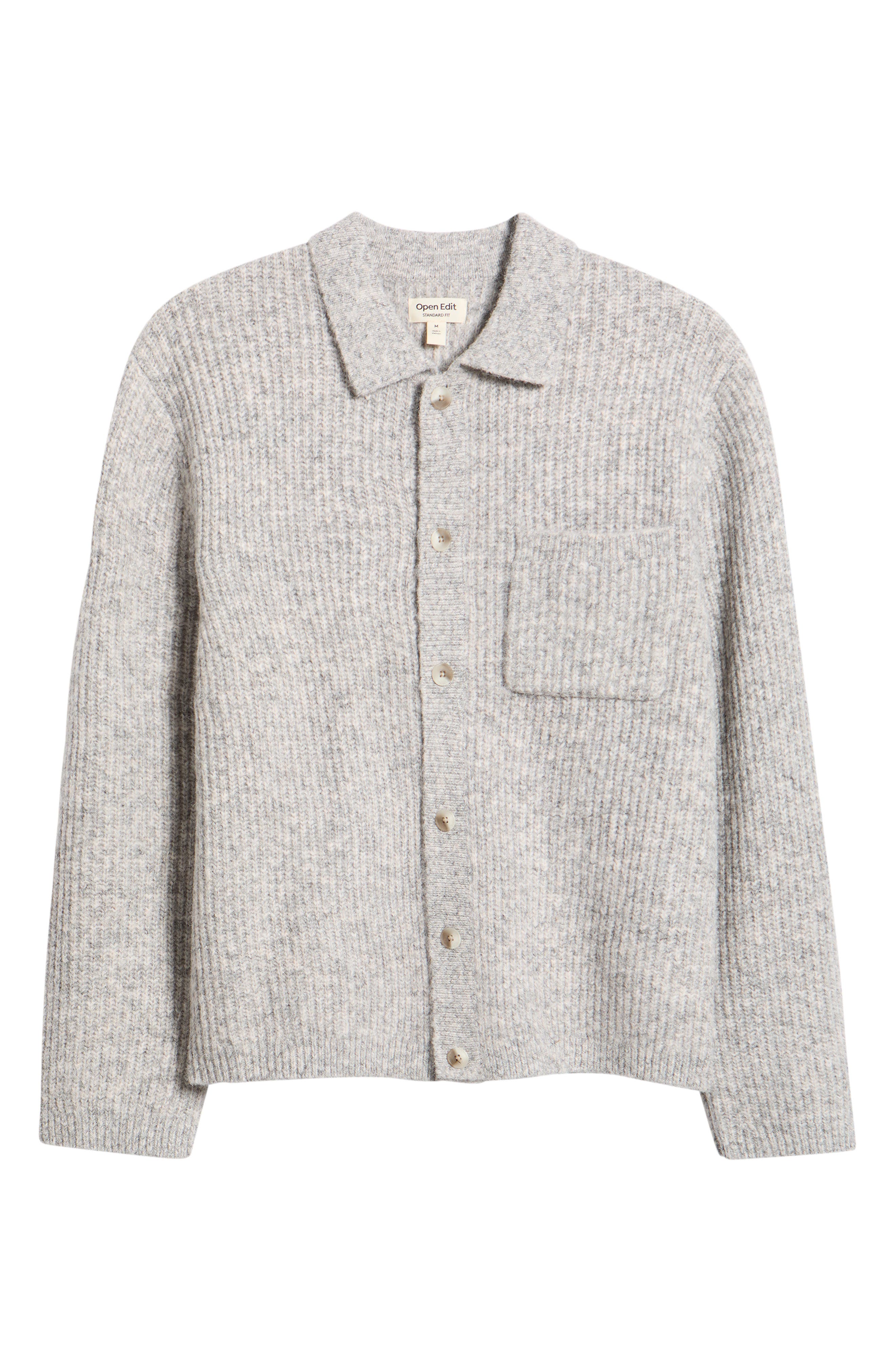 Open Edit Sweater Jacket (Men) | Nordstrom