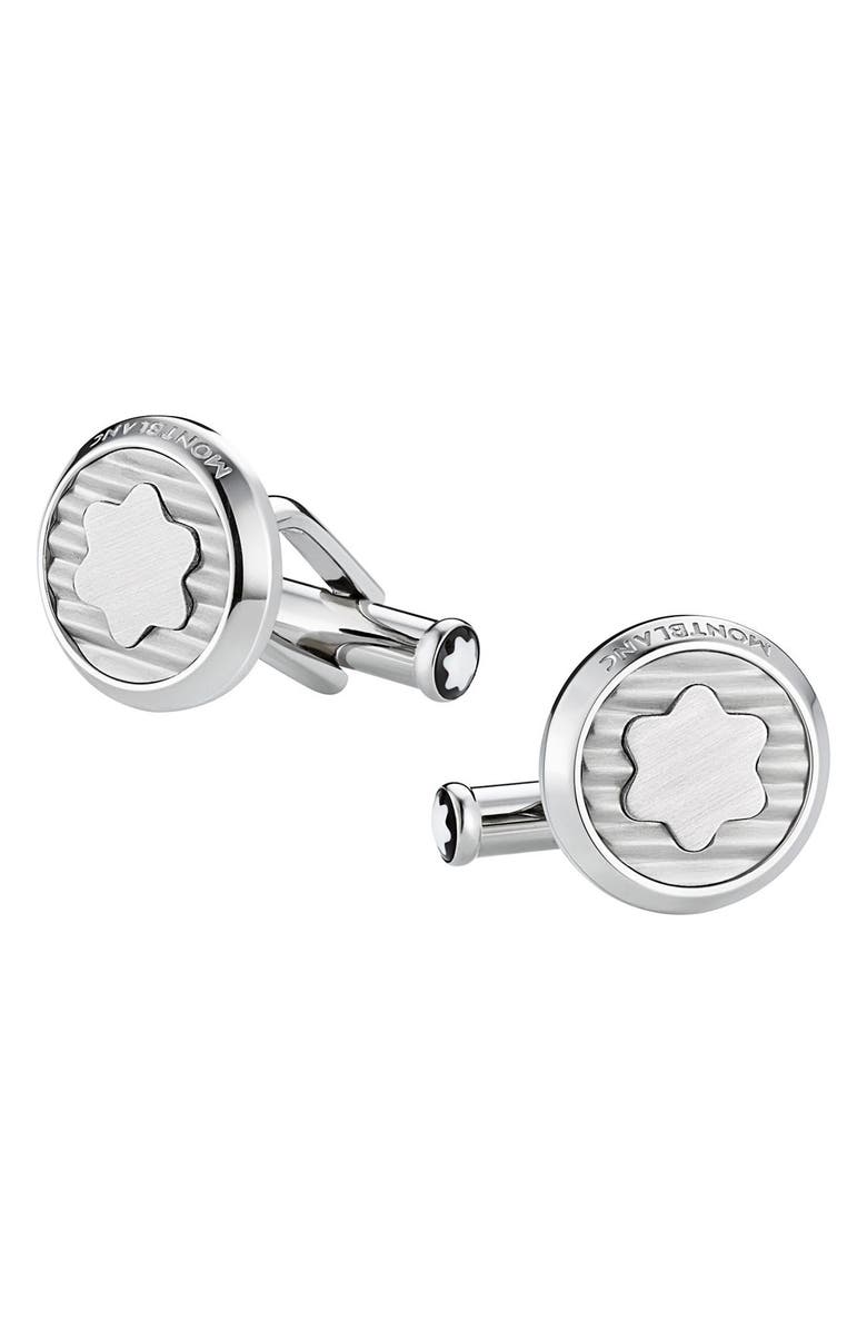 Montblanc Spirit Cuff Links, Main, color, Steel