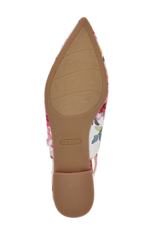 NINE WEST NINE WEST DAVED POINTED TOE SLINGBACK FLAT