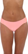 Sunshine 79 Solids Shirred Side Bikini Bottoms