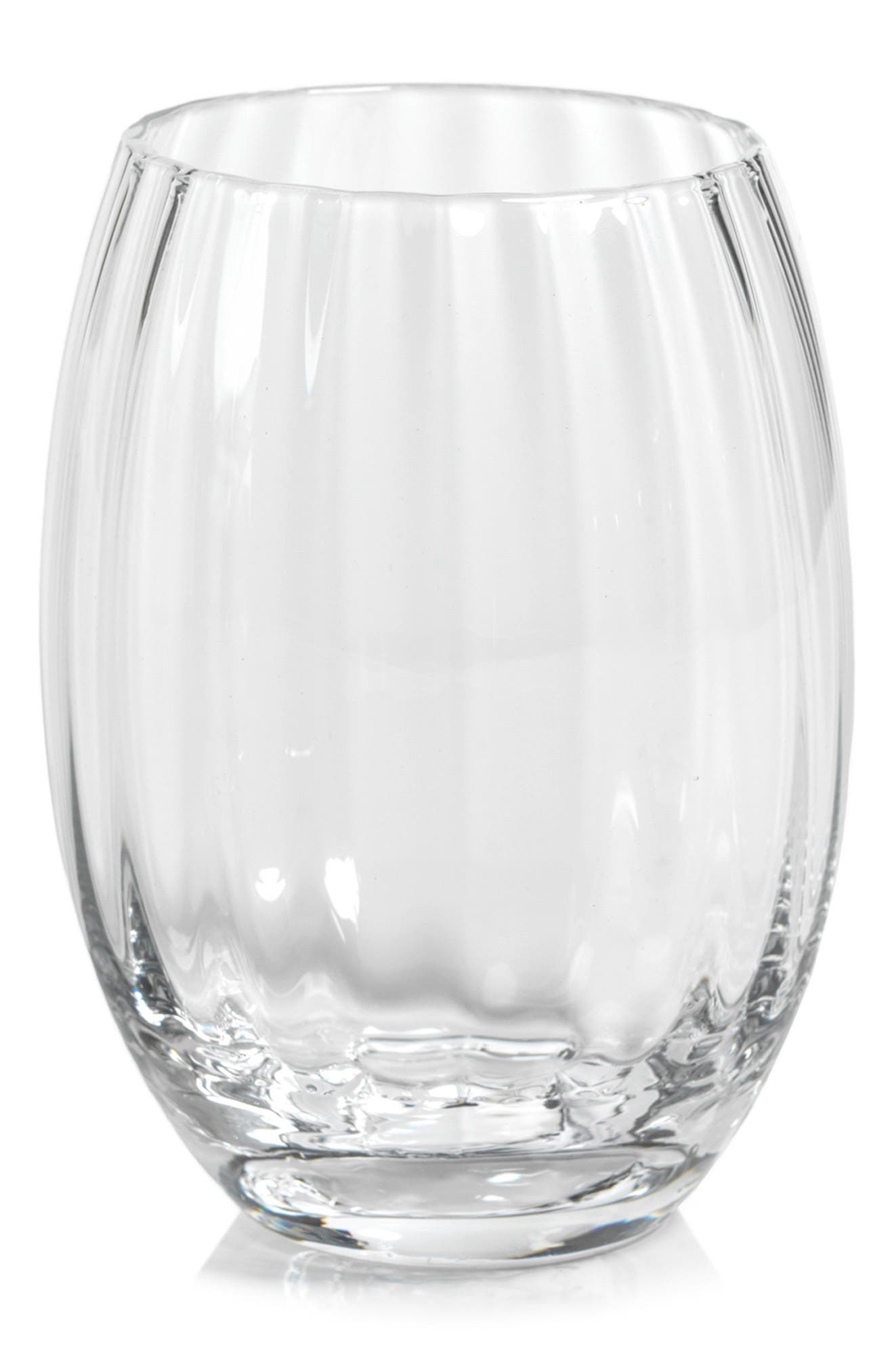 Zodax Malden Optic Set of 4 Steamless Glasses