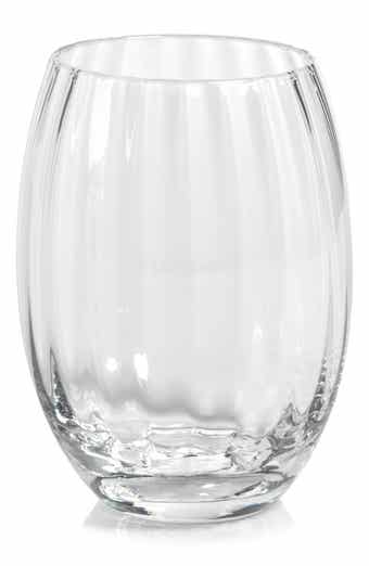 Zodax Malden Optic Set of 4 Steamless Glasses