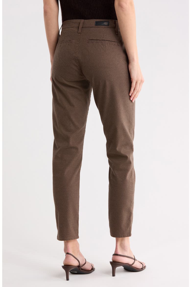 Caden Gingham Tapered Casual Pants, Alternate, color, PIXIE GINGHAM TAUPE MULTI