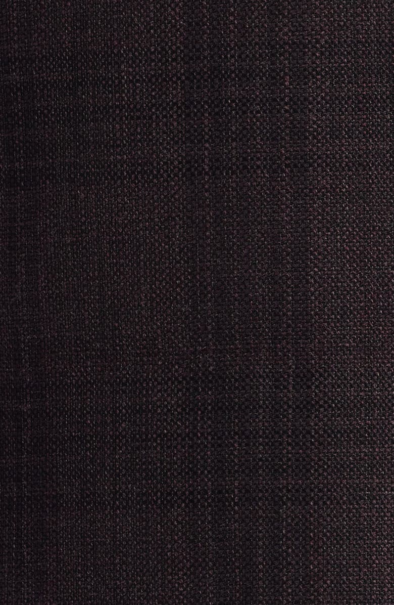 John Varvatos Star USA Bleeker Purple Shadow Check Slub Wool Blend Sport Coat, Alternate, color, Purple