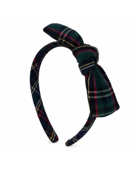 Plaid Bow Headband (little Kid, Big Kid)