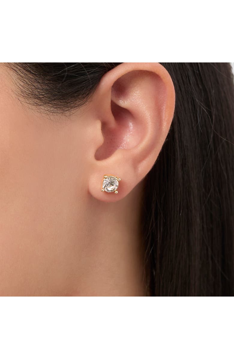 Disney Mickey and Minnie Mouse Santa Necklace and Stud Earrings Set, Alternate, color, Multi