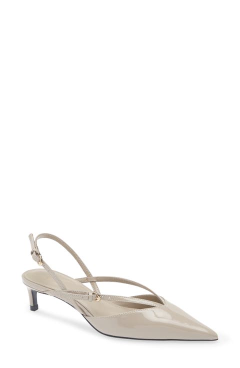 Infinity Slingback Pointed Toe Kitten Heel Pump (Women)