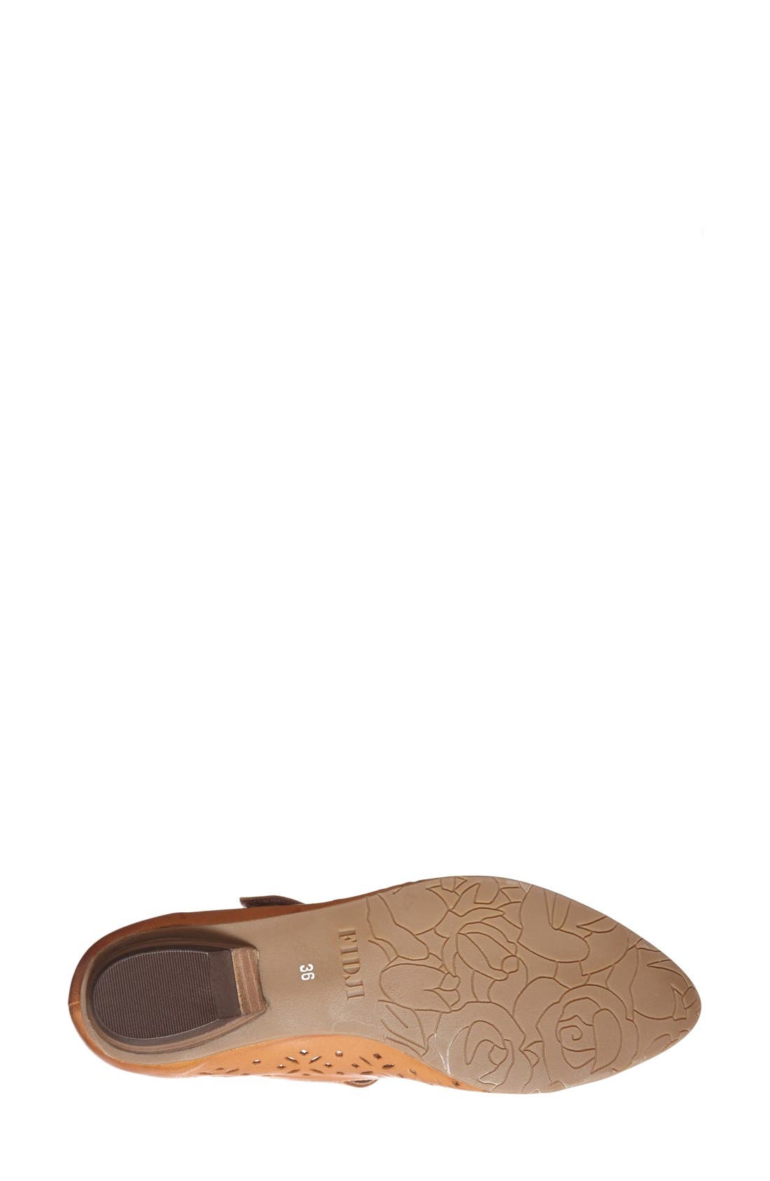 Fidji 'V209' Perforated Mary Jane Flat, Alternate, color, 