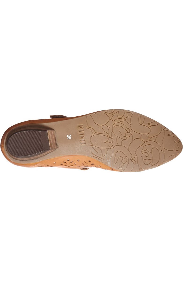 Fidji 'V209' Perforated Mary Jane Flat, Alternate, color,