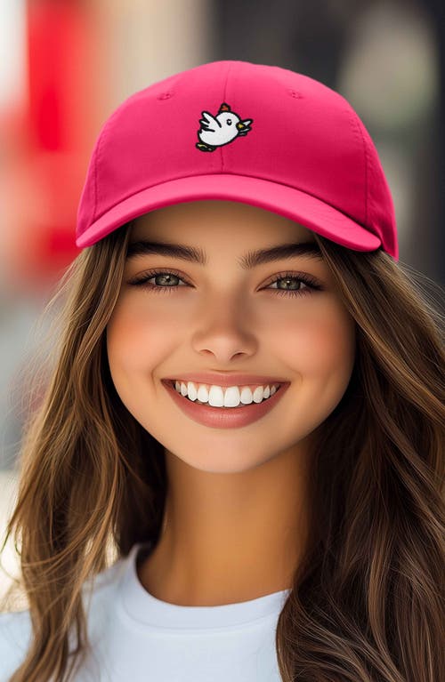 DALIX DALIX CHICKEN EMBROIDERED COTTON CAP